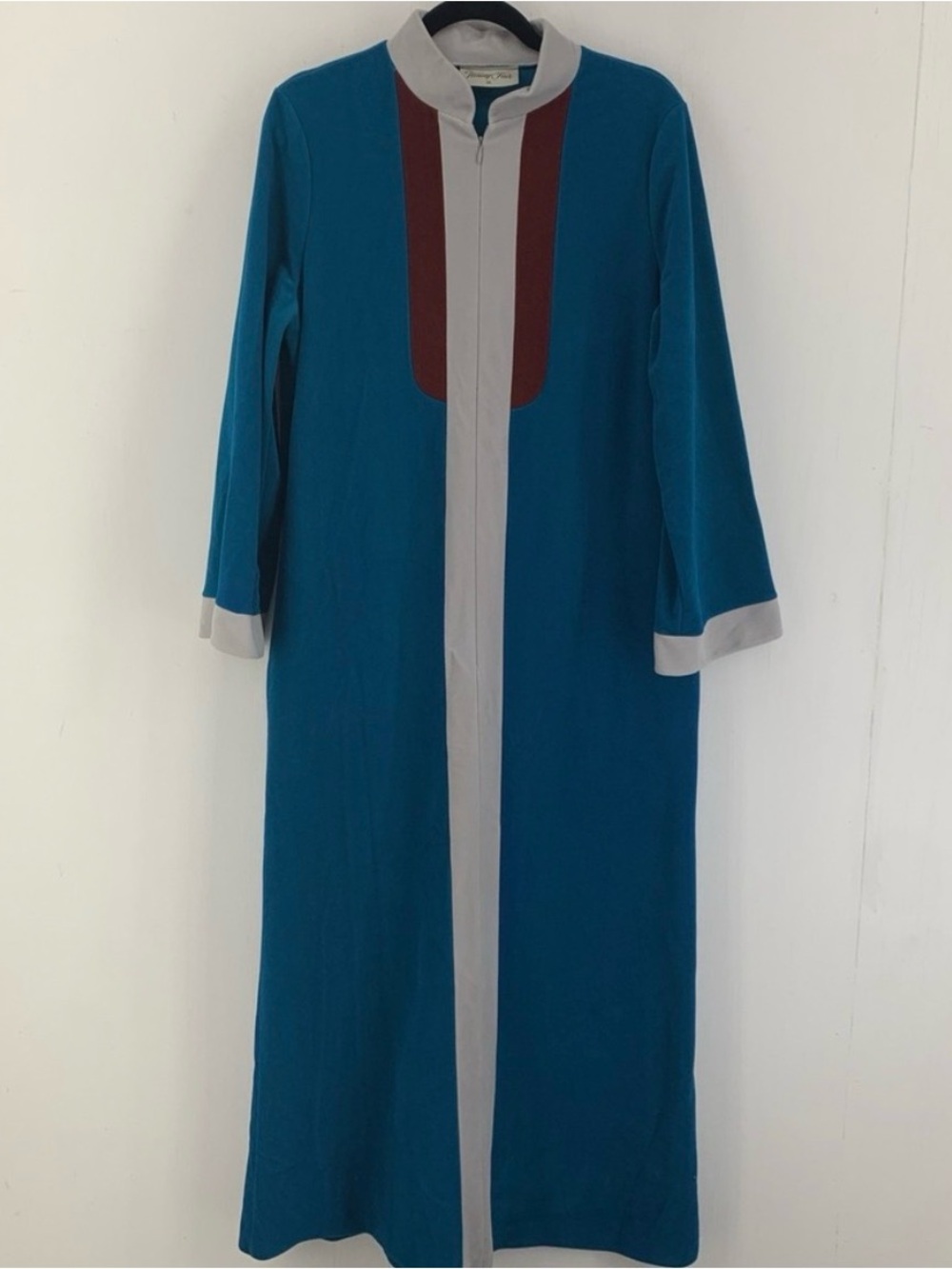 Vintage Vanity Fair Womens 14 Full Length Robe House Coat Pockets USA READ